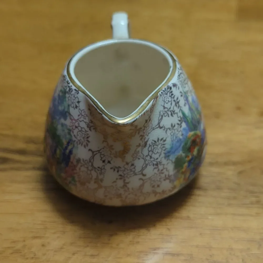 Lancaster & Sandland Vintage Multicolor English Ware England Creamer Pitcher